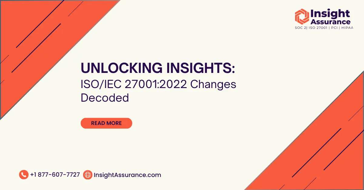 Unlocking Insights ISOIEC 27001:2022 Changes Decoded