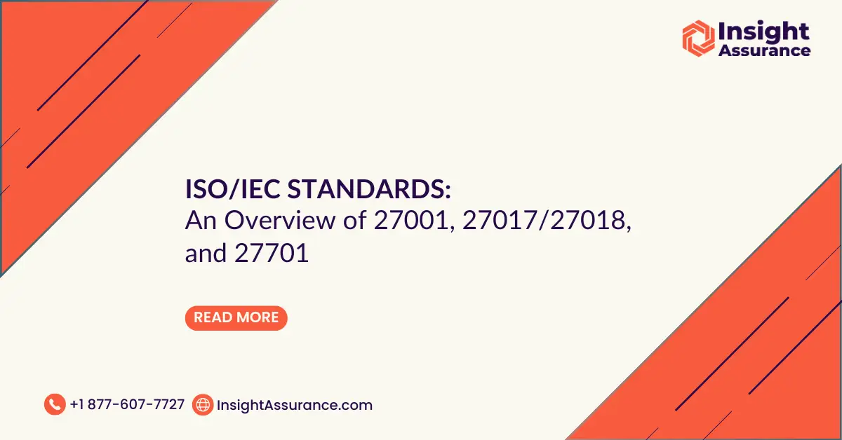 ISO/IEC Standards: An Overview of 27001, 27017/27018, and 27701