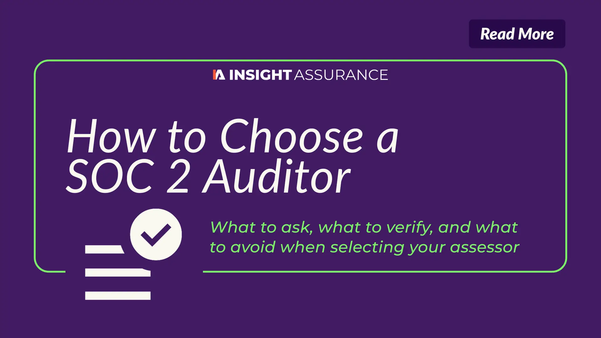How to Choose a SOC 2 Auditor