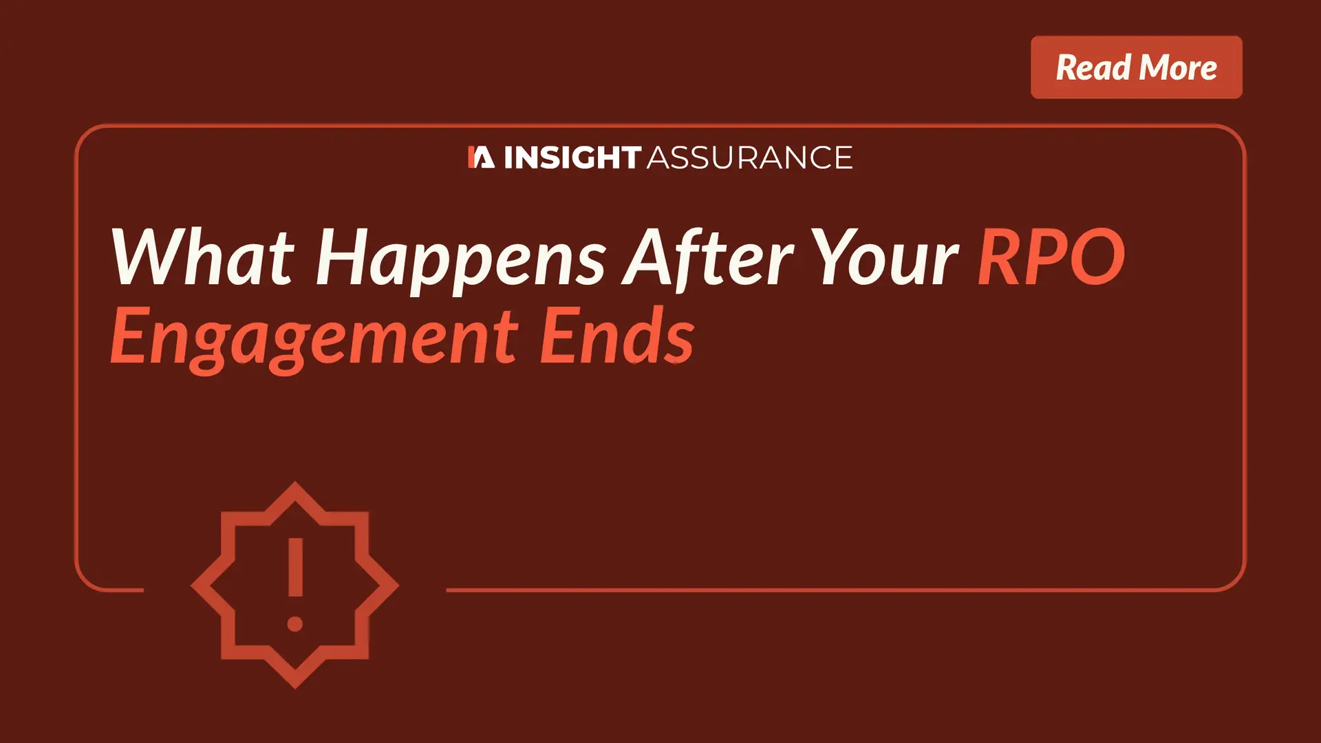 What Happens After Your RPO Engagement Ends