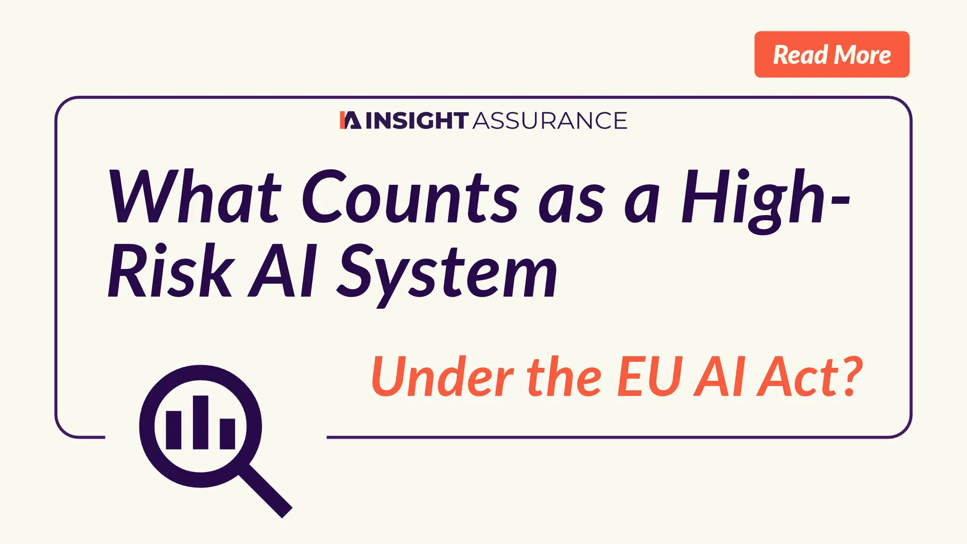 What Counts as a High-Risk AI System under the AI Act